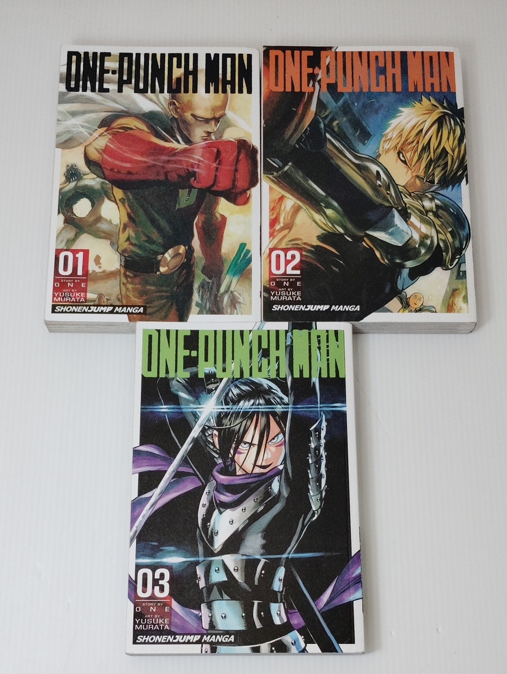 One-Punch Man Vol. 01-03 Manga Bundle